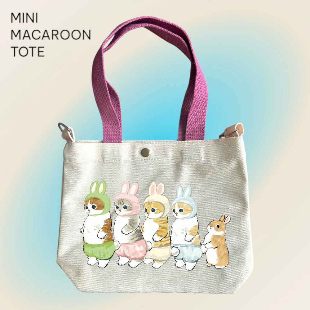 Mofusand Easter Bunnies - Mini Macaroon Tote Bags