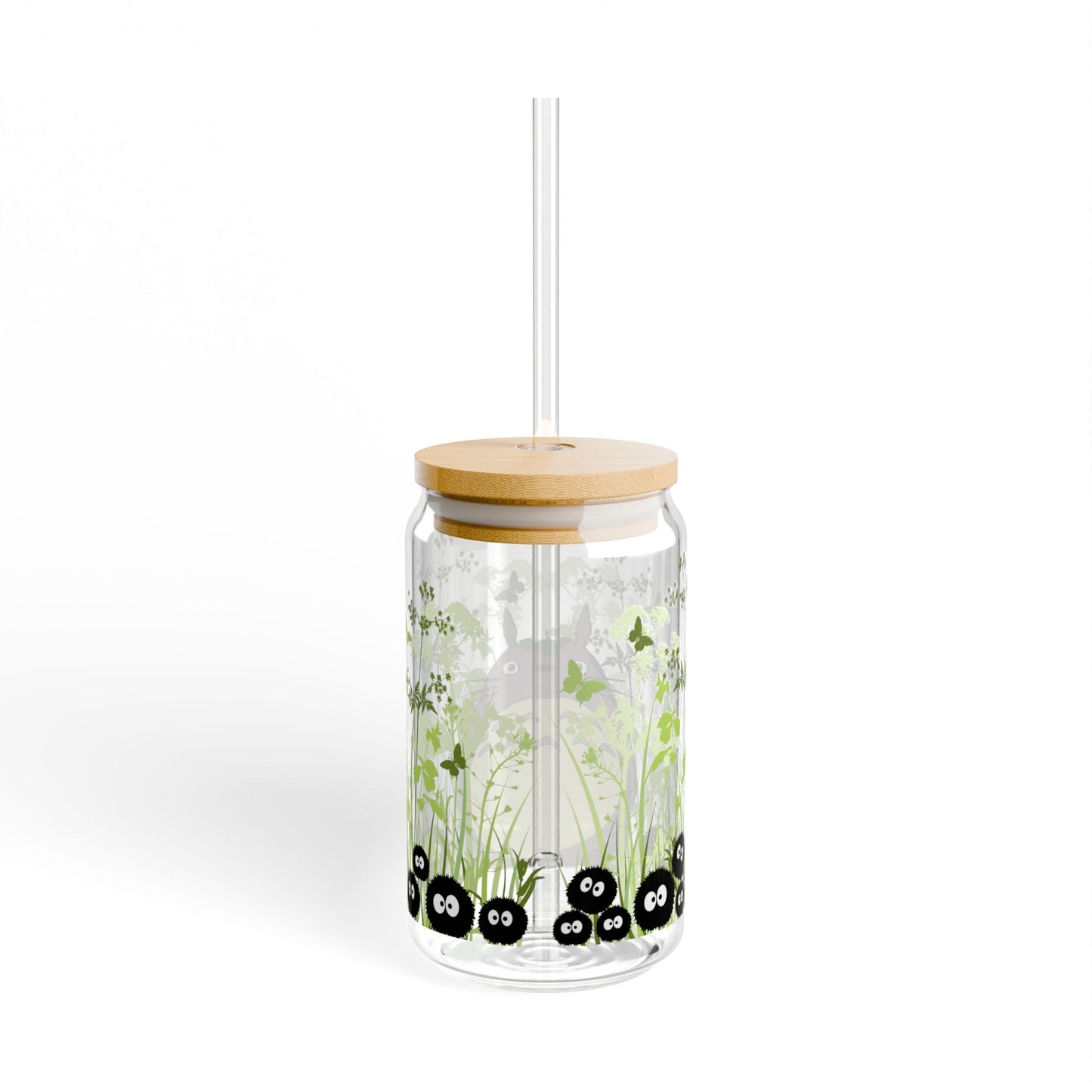 Totoro In the Forest | Glass Tumbler 16 oz