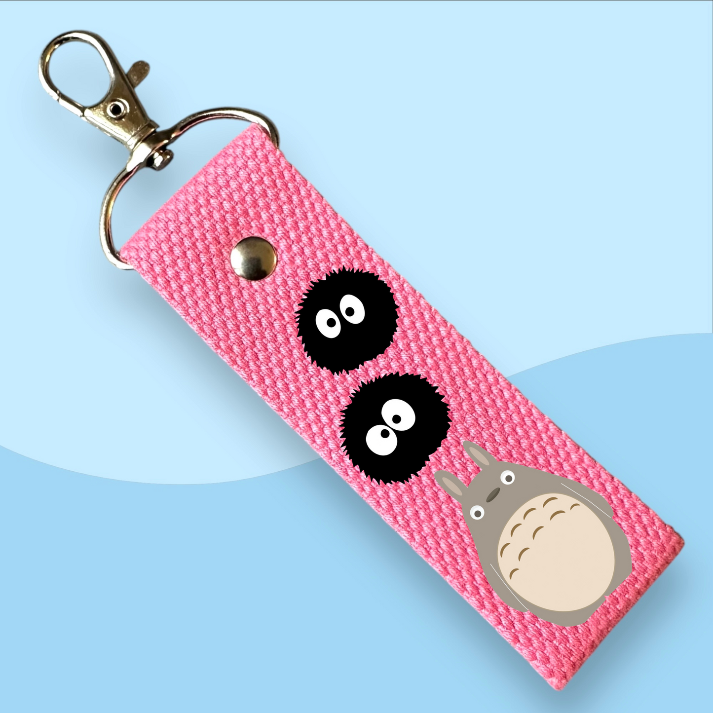 Totoro and Sprites Keytags - With Customizable Initial Mini Patches