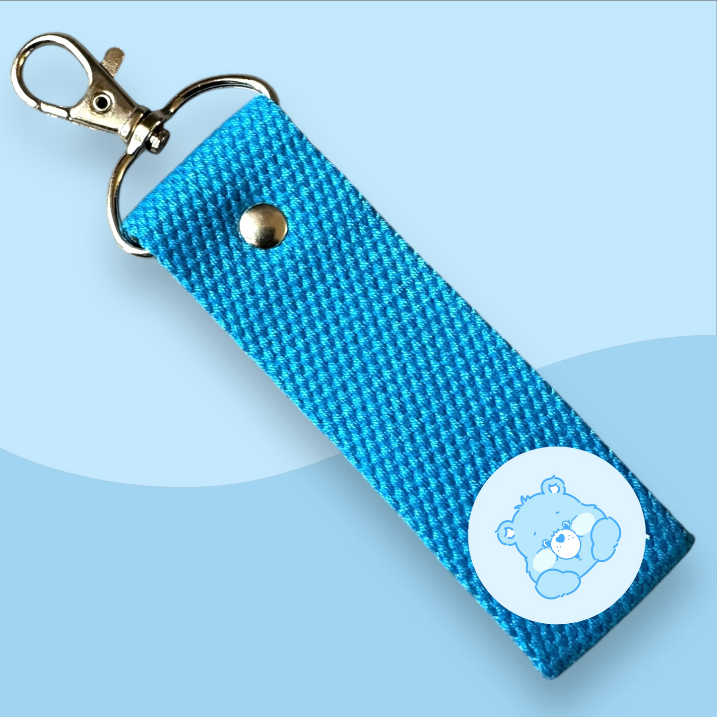 Care Bears Keytags - With Customizable Initial Mini Patches