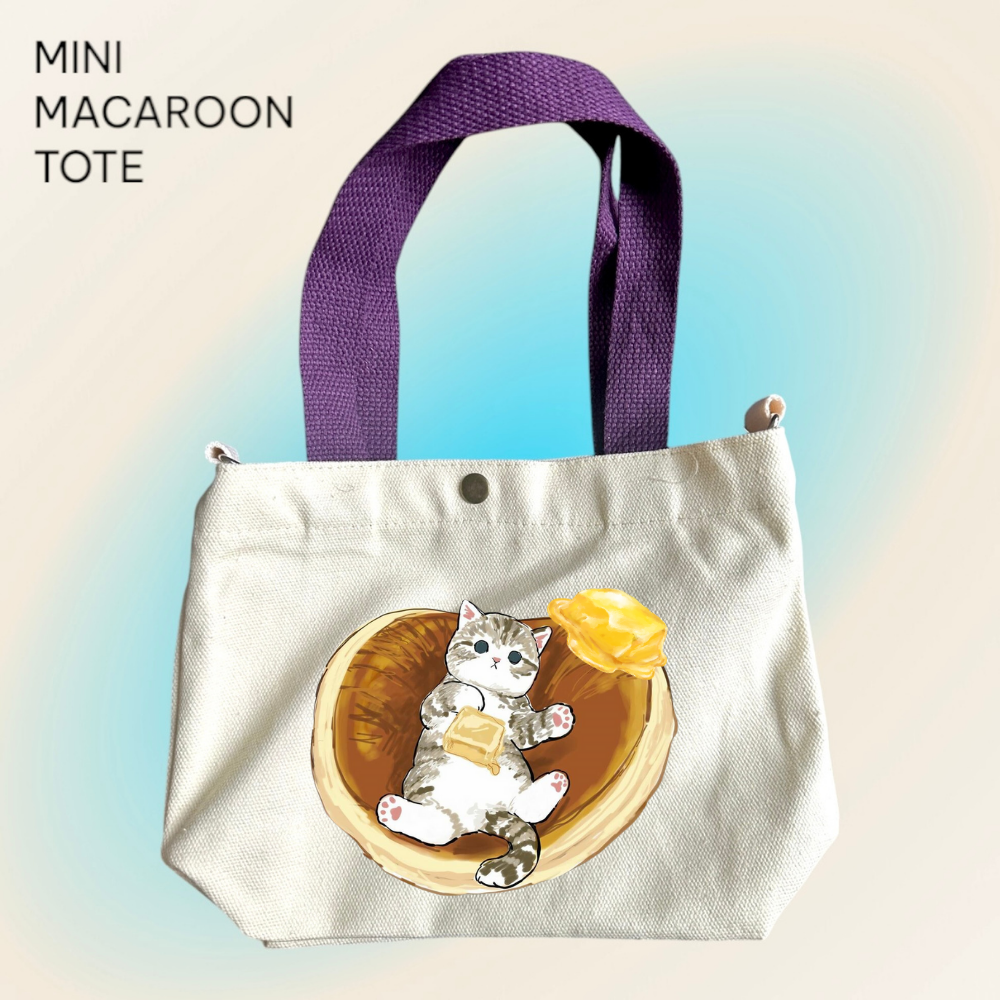 Mofusand x Sweet Pancakes - Mini Macaroon Tote Bags