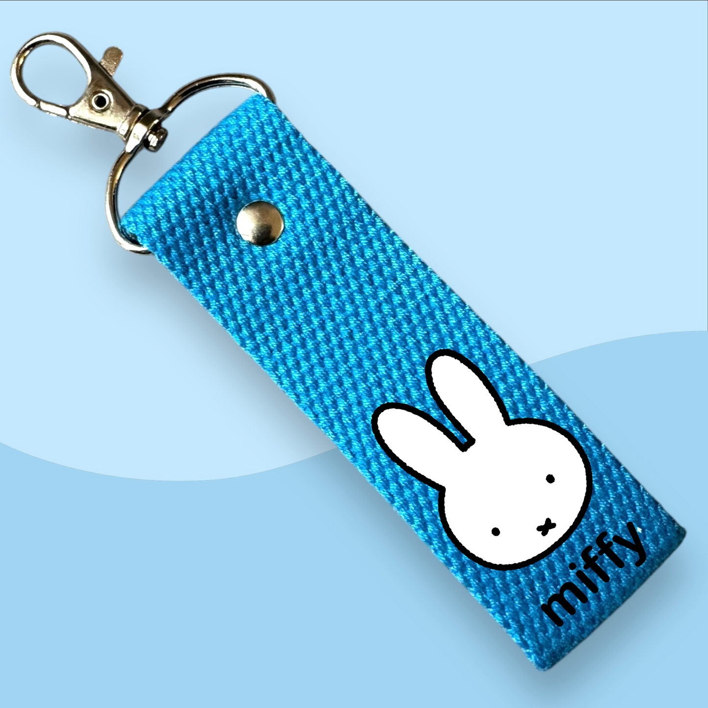 Miffy Head Keytags - With Customizable Initial Mini Patches
