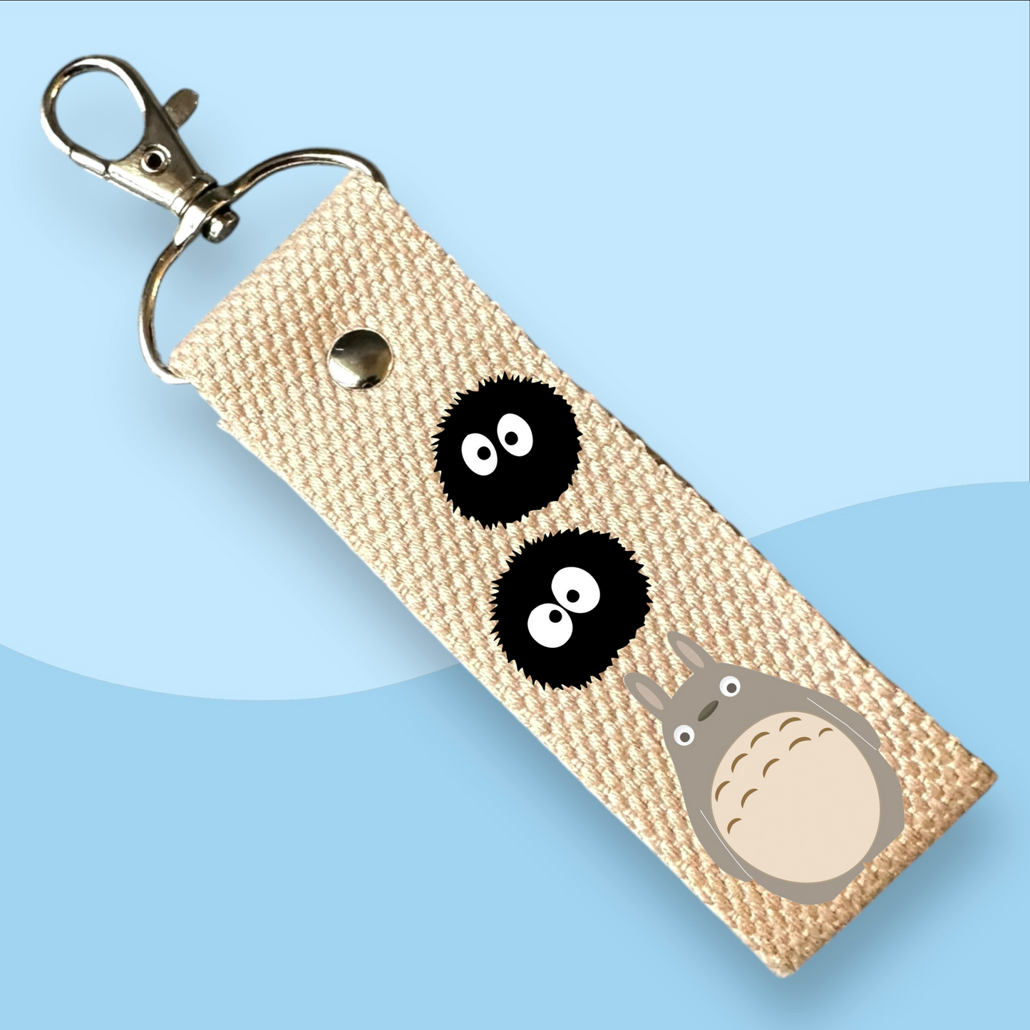 Totoro and Sprites Keytags - With Customizable Initial Mini Patches
