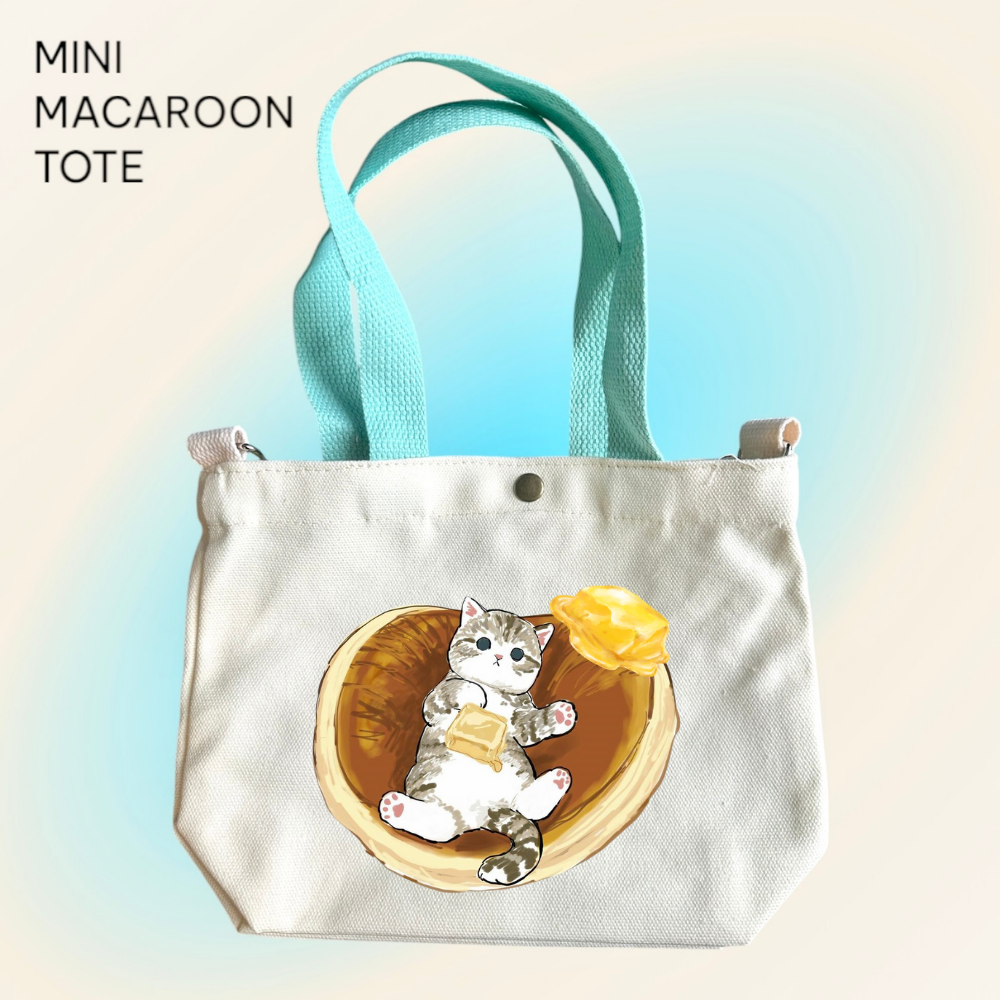 Mofusand x Sweet Pancakes - Mini Macaroon Tote Bags