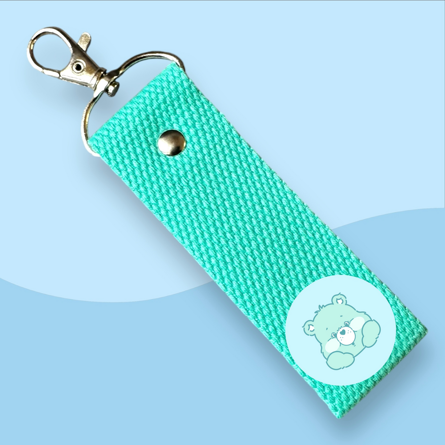 Care Bears Keytags - With Customizable Initial Mini Patches