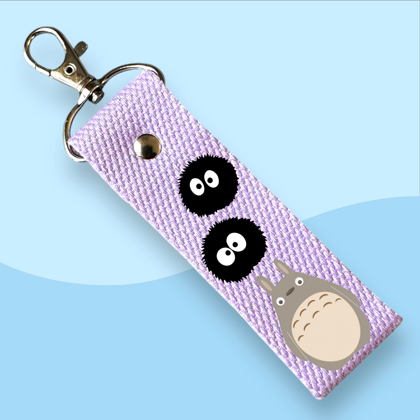 Totoro and Sprites Keytags - With Customizable Initial Mini Patches