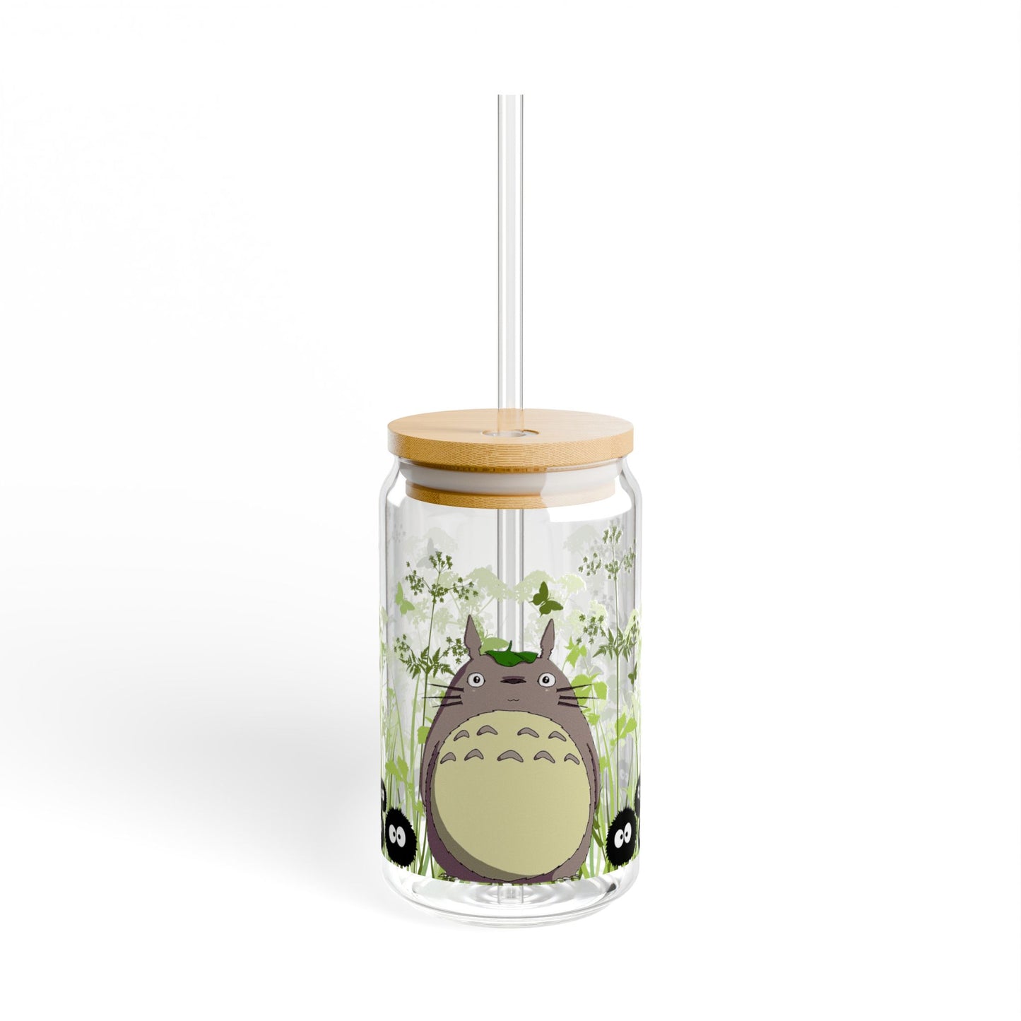 Totoro In the Forest | Glass Tumbler 16 oz