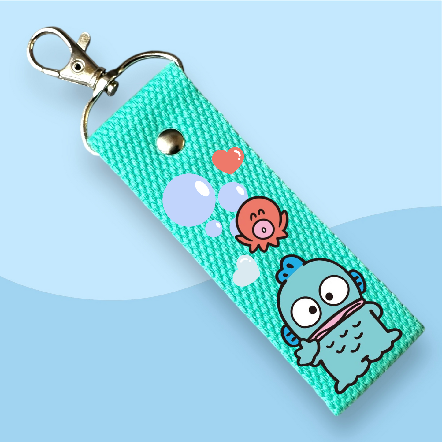 Sanrio Character Keytags - With Customizable Initial Mini Patches
