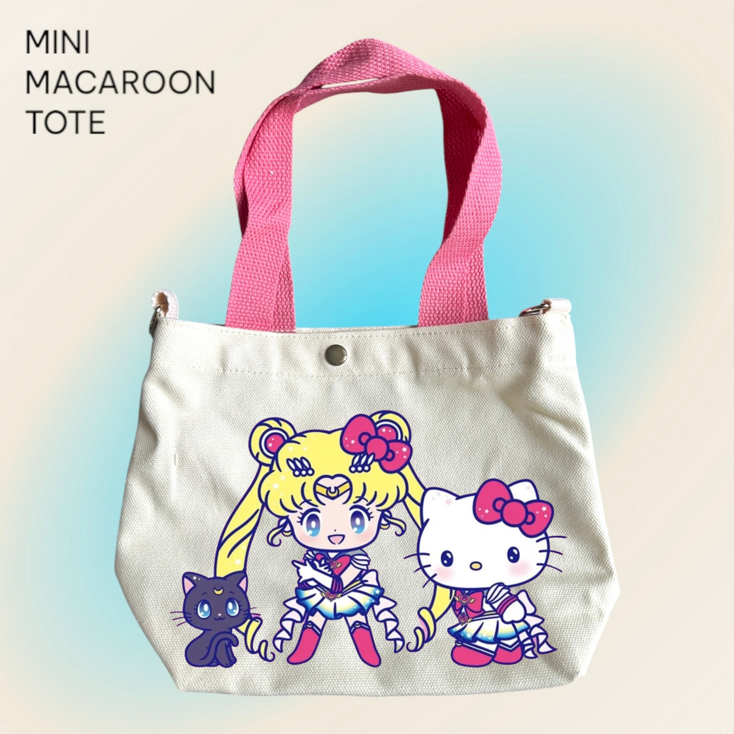 Sailor Moon - Mini Macaroon Tote Bags