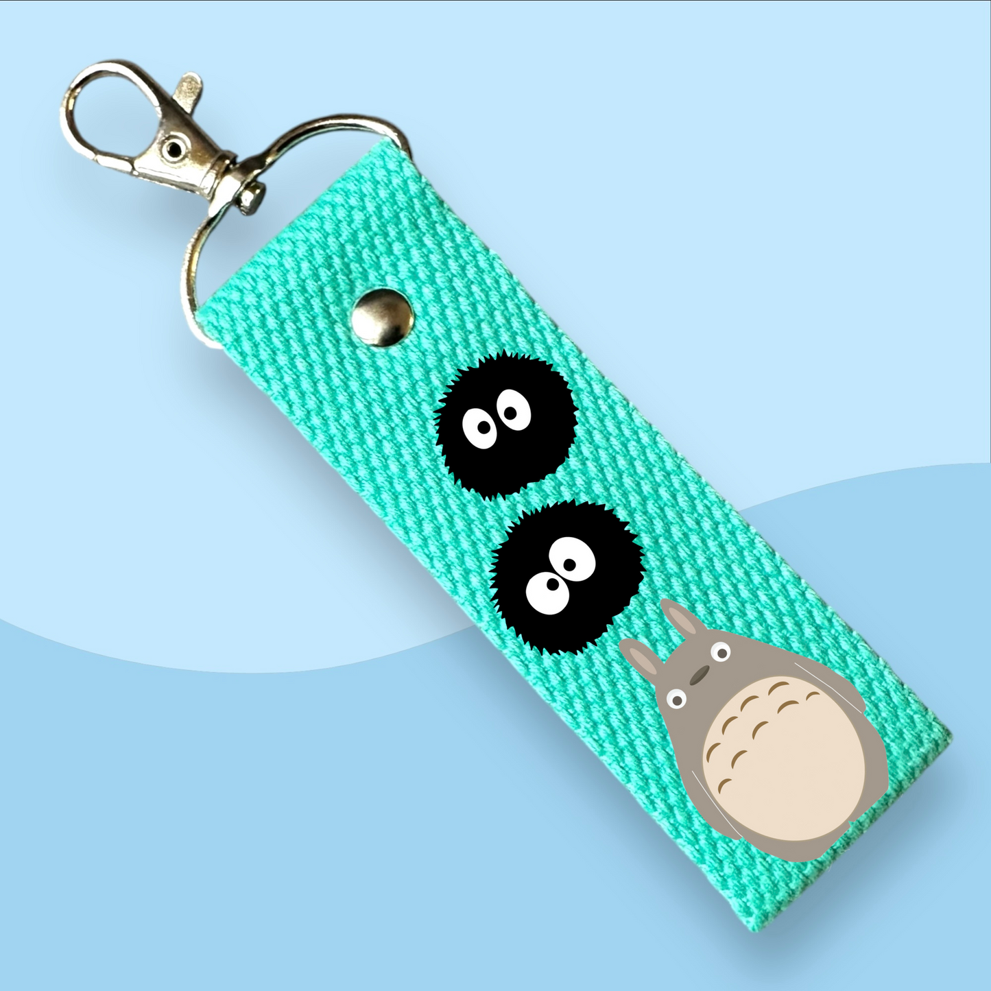 Totoro and Sprites Keytags - With Customizable Initial Mini Patches