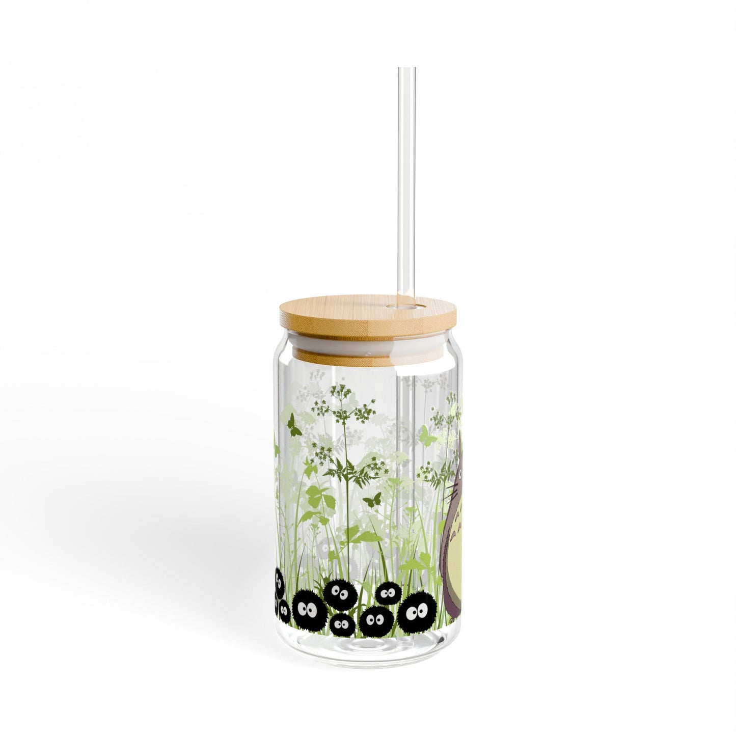 Totoro In the Forest | Glass Tumbler 16 oz