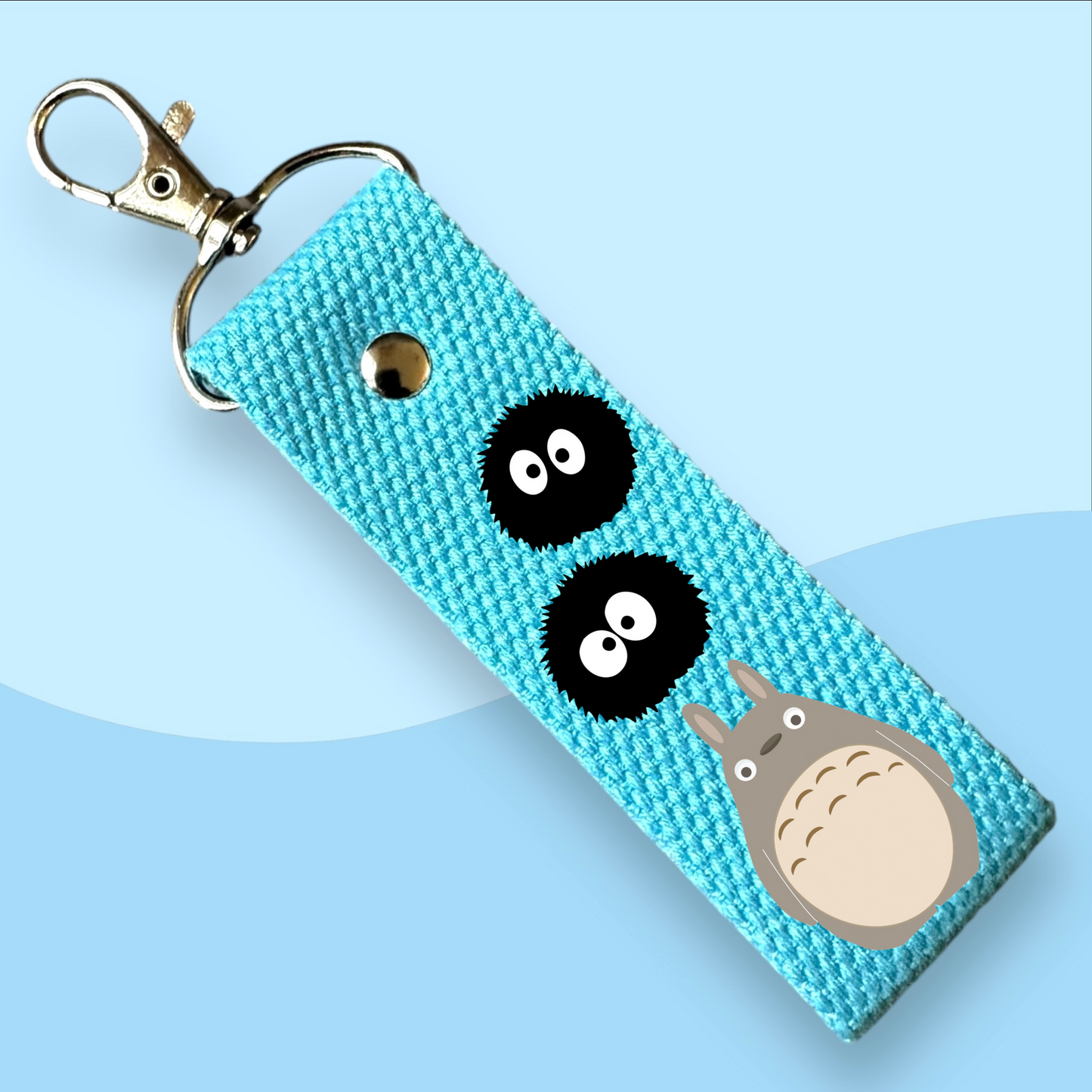 Totoro and Sprites Keytags - With Customizable Initial Mini Patches