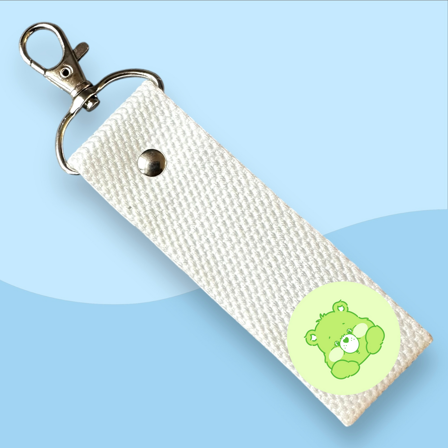 Care Bears Keytags - With Customizable Initial Mini Patches