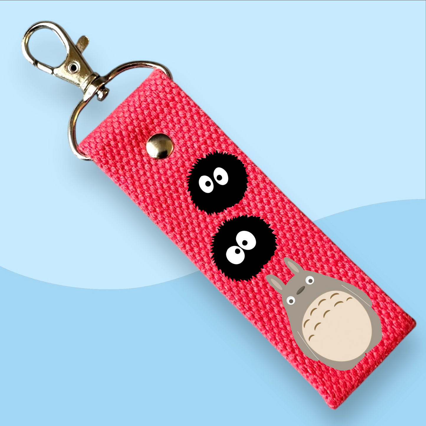 Totoro and Sprites Keytags - With Customizable Initial Mini Patches