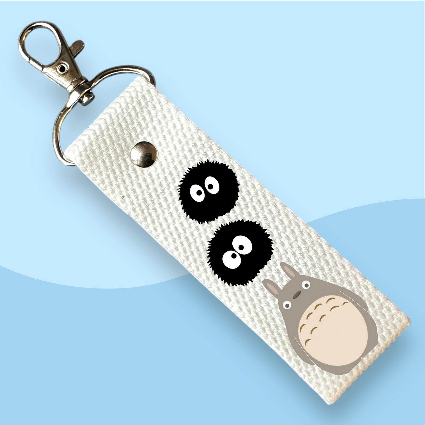 Totoro and Sprites Keytags - With Customizable Initial Mini Patches