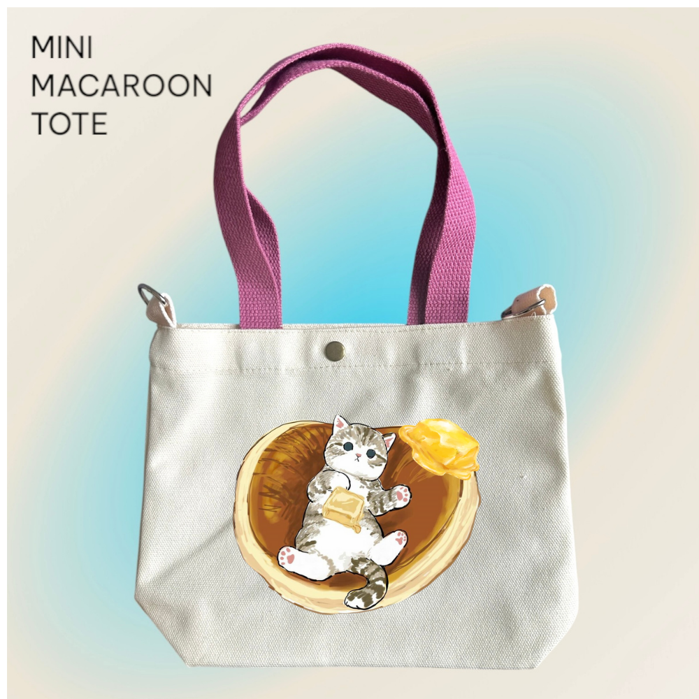 Mofusand x Sweet Pancakes - Mini Macaroon Tote Bags
