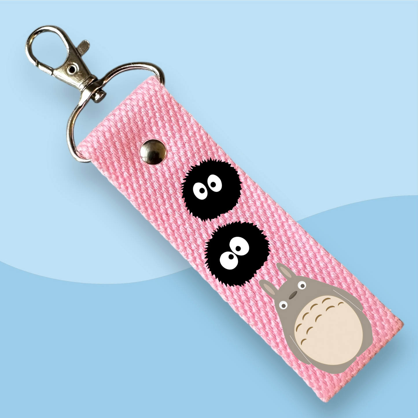 Totoro and Sprites Keytags - With Customizable Initial Mini Patches