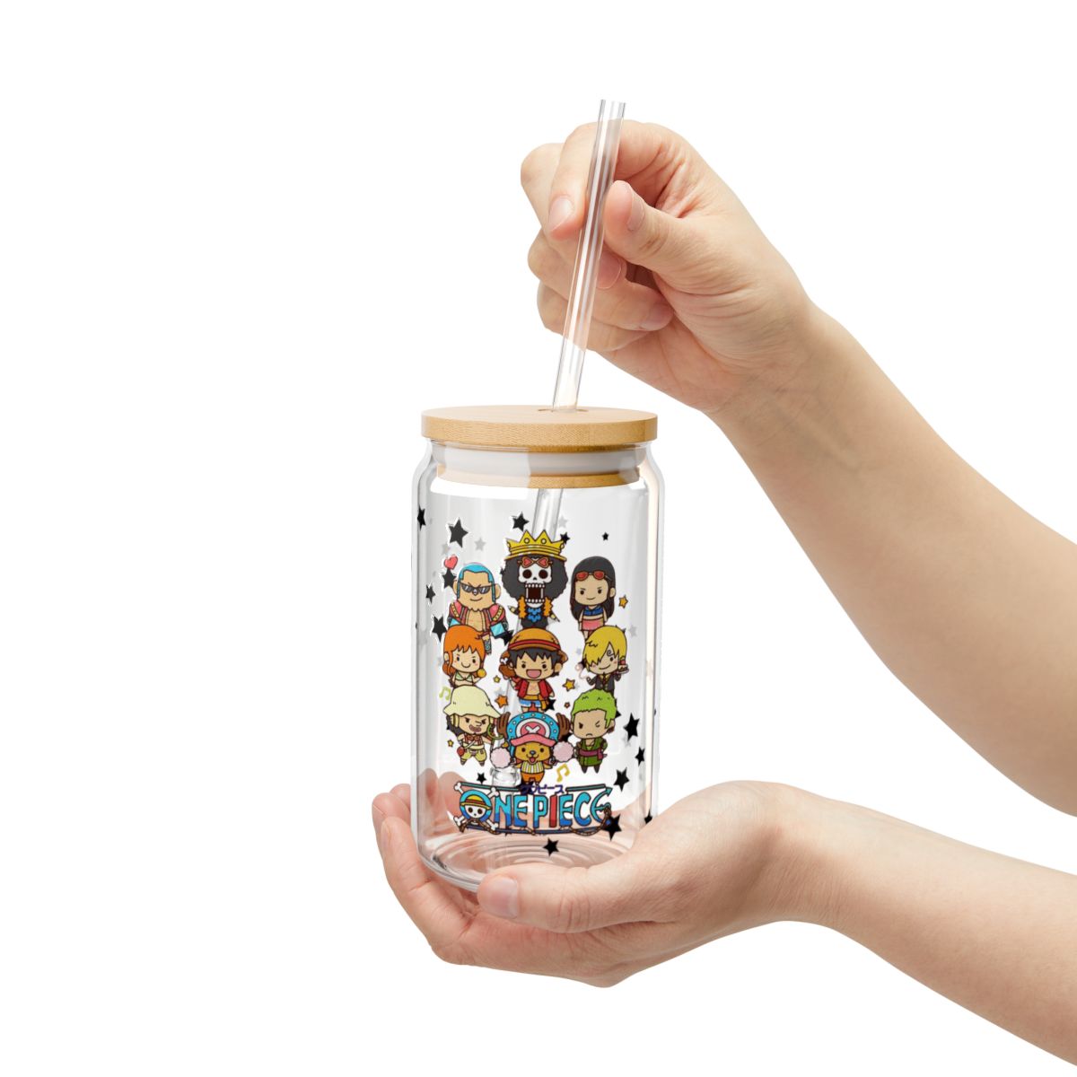 One Piece All Stars | Glass Tumbler 16 oz
