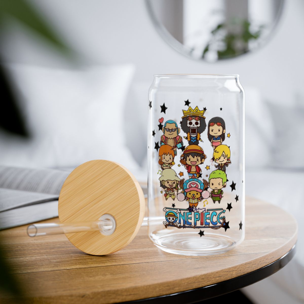 One Piece All Stars | Glass Tumbler 16 oz